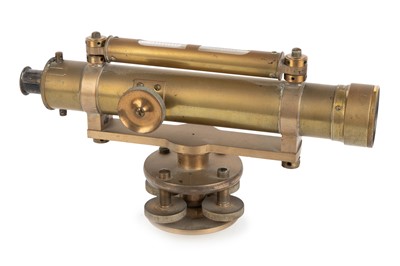 Lot 1018 - BRASS THEODOLITE