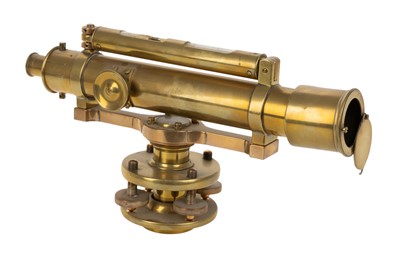 Lot 1018 - BRASS THEODOLITE