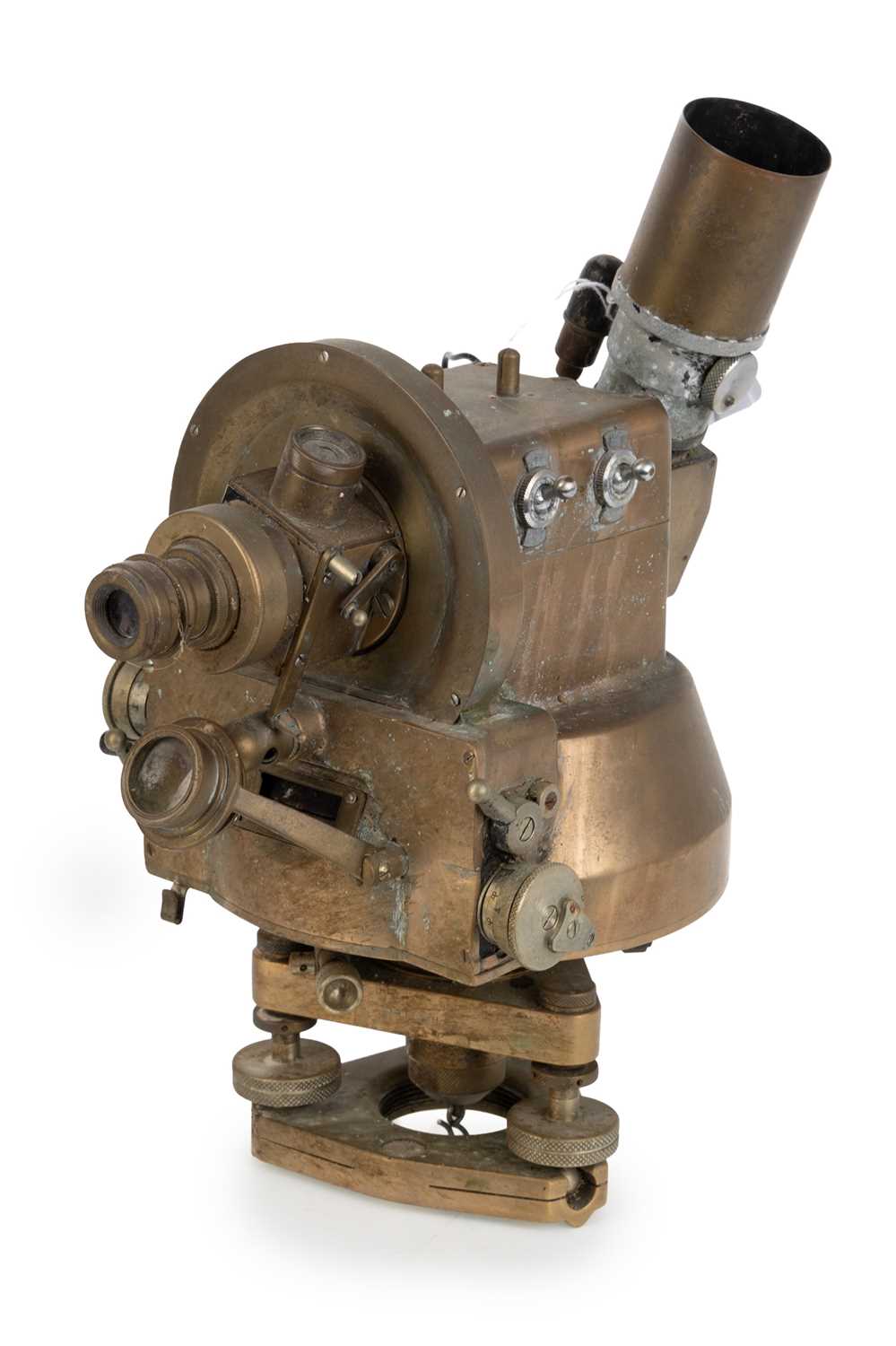 Lot 1025 - BRASS THEODOLITE