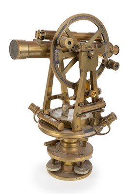 Lot 1035 - BRASS THEODOLITE