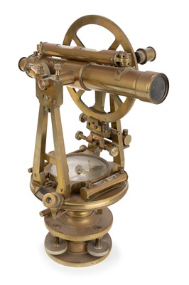 Lot 1035 - BRASS THEODOLITE