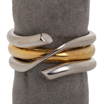 Lot 403 - GEORG JENSEN, GOLD MAGIC RING