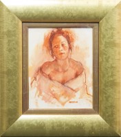 Lot 67 - * ANNE ANDERSON, THE COUNTRY GIRL watercolour...