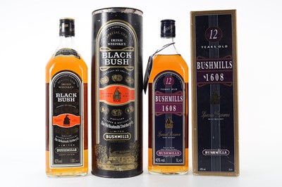 Lot 228 - BUSHMILL'S 12 YEAR OLD 1L AND BLACK BUSH 1L