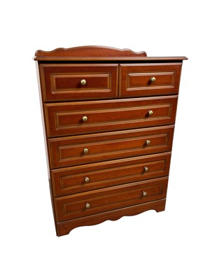 Lot 384 - CHERRY FINISHED BEDROOM SUITE