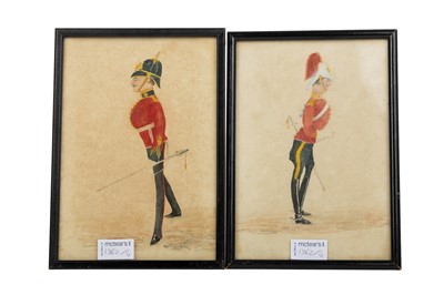 Lot 1362 - FOUR VICTORIAN MILITARY CARICATURES