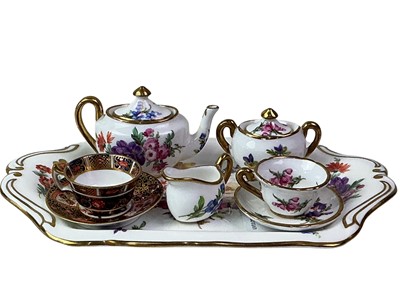 Lot 135 - ROYAL CROWN DERBY IMARI MINIATURE CUP AND SAUCER