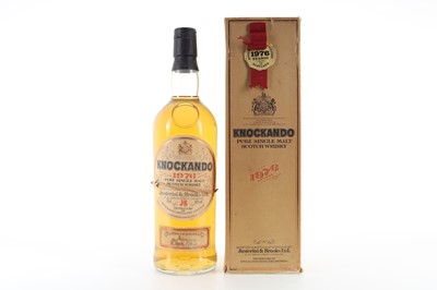 Lot 243 - KNOCKANDO 1976 VINTAGE 75CL