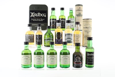 Lot 255 - FIFTEEN ASSORTED SINGLE MALT MINIATURES