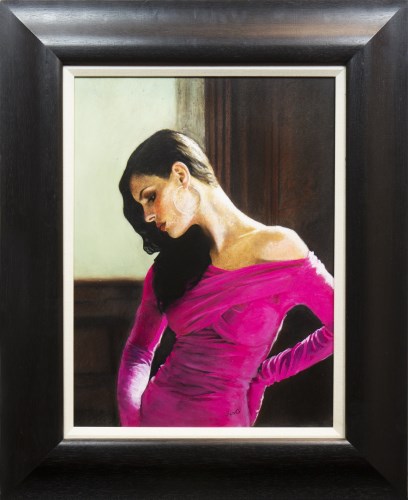 Lot 73 - * FIONA E R CLARK, PINK oil on board, signed...
