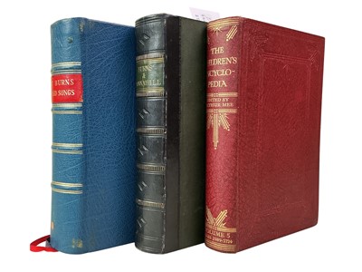 Lot 155 - THREE ROBERT BURNS VOLUMES