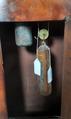 Lot 1002 - VICTORIAN INLAID MAHOGANY LONGCASE CLOCK