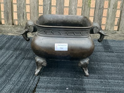 Lot 784 - CHINESE BRONZE CENSER