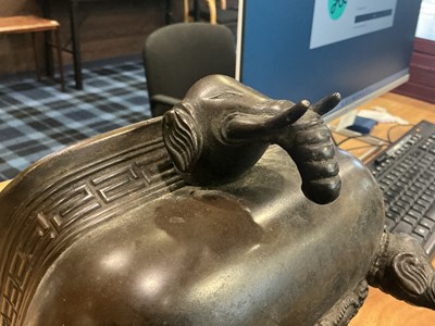 Lot 784 - CHINESE BRONZE CENSER