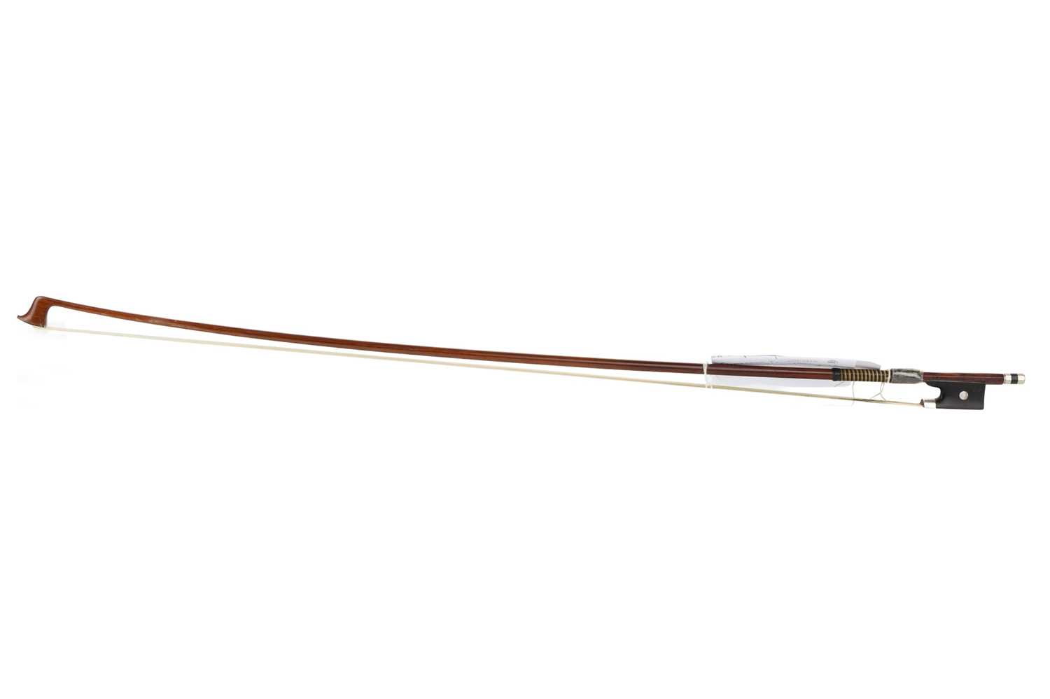 Lot 1009 - SILVER MOUNTED VIOLIN BOW