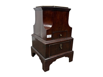 Lot 1398 - GEORGE III MAHOGANY OCTAGONAL AND SHAPED PLANTER