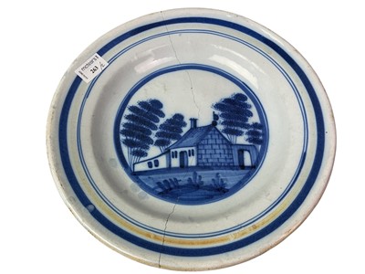 Lot 263 - TWO DELFT CIRCULAR PLAQUES
