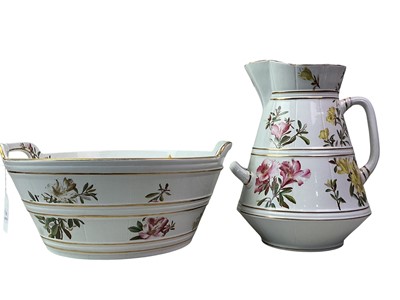 Lot 281 - GEORGE JONES & SONS EWER AND BASIN