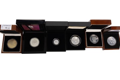 Lot 42 - COLLECTION OF SILVER CROWNS