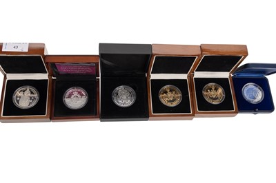 Lot 43 - COLLECTION OF SILVER CROWNS