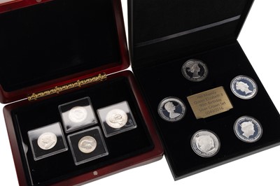 Lot 46 - QUEEN ELIZABETH II 90TH BIRTHDAY SILVER FIVE COIN SET