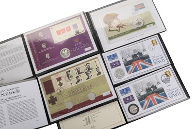 Lot 50 - COLLECTION OF FIVE SILVER COIN COVERS