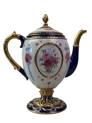 Lot 109 - HOUSE OF FABERGÉ IMPERIAL TEAPOT