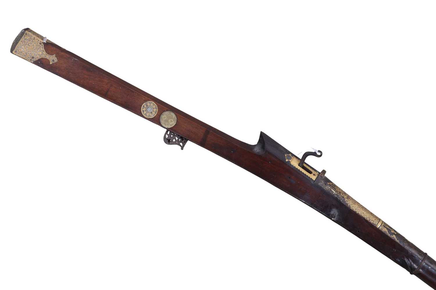 Lot 1189 - OTTOMAN MATCHLOCK RIFLE