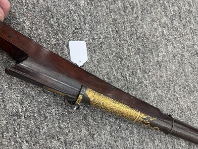 Lot 1189 - OTTOMAN MATCHLOCK RIFLE