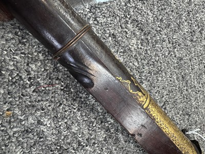 Lot 1189 - OTTOMAN MATCHLOCK RIFLE