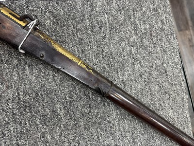 Lot 1189 - OTTOMAN MATCHLOCK RIFLE