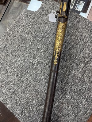 Lot 1189 - OTTOMAN MATCHLOCK RIFLE
