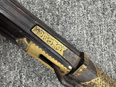 Lot 1189 - OTTOMAN MATCHLOCK RIFLE