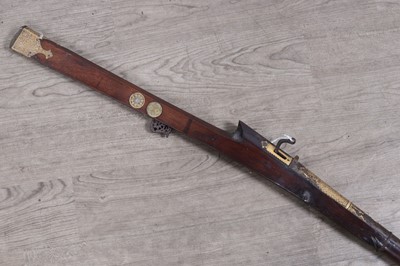 Lot 1189 - OTTOMAN MATCHLOCK RIFLE
