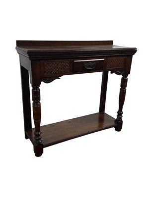 Lot 328 - OAK HALL TABLE