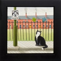Lot 108 - * VICKY MOUNT, MISSING oil on canvas, signed...