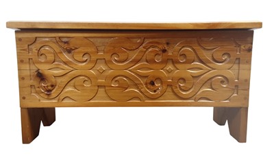 Lot 341 - PINE BLANKET CHEST