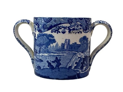 Lot 352 - GROUP OF BLUE AND WHITE POTTERY