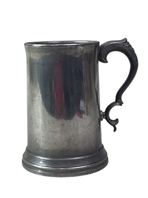 Lot 208 - GROUP OF PEWTER TANKARDS AND JUGS
