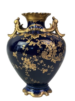 Lot 310 - LIMOGES VASE BY M. REDON