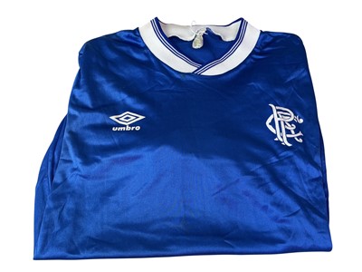 Lot 259 - RANGERS FC.. HOME JERSEY