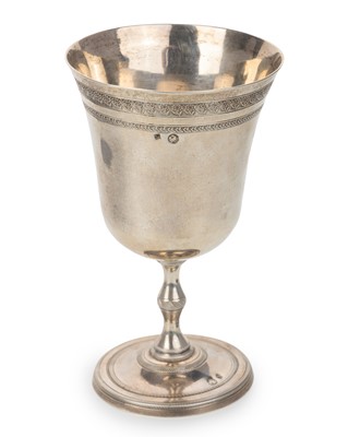 Lot 40 - CONTINENTAL SILVER GOBLET