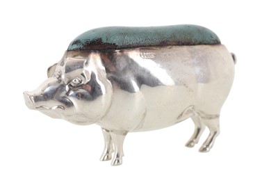 Lot 56 - EDWARDIAN SILVER PIN CUSHION
