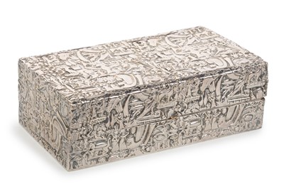 Lot 786 - INDIAN WHITE METAL BOX