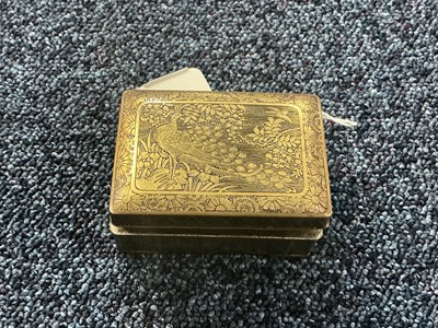 Lot 812 - JAPANESE DAMASCENE BOX