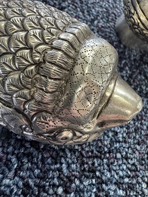 Lot 819 - NOVELTY OMANI SILVER BOX