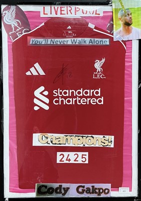 Lot 422 - LIVERPOOL F.C. JERSEY