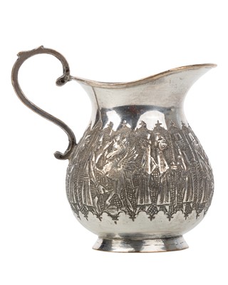 Lot 835 - INDIAN WHITE METAL JUG