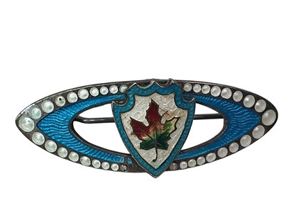 Lot 526 - GROUP OF SILVER AND OTHER BROOCHES