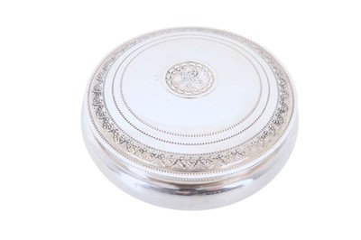 Lot 840 - INDIAN LIDDED SILVER BOX